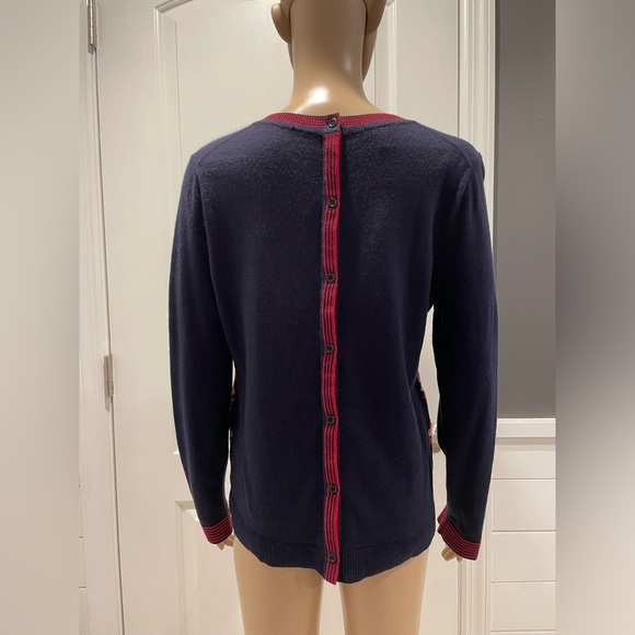 Talbots Holiday Wool sweater size L petite - Picture 2 of 4